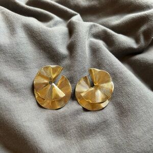 Elegant Gold-Toned Earrings
